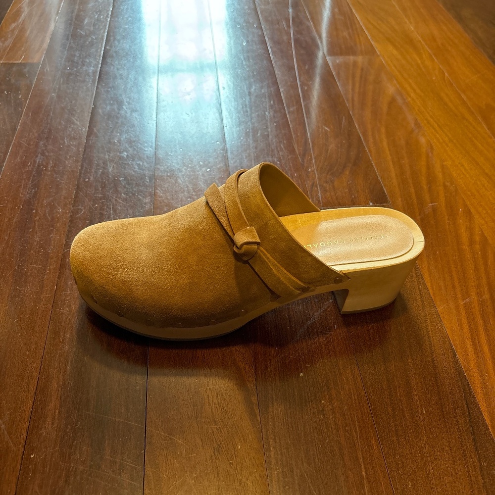 Never worn Loeffler Randall clogs
